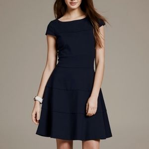 Banana Republic Black Fit and Flare Dress